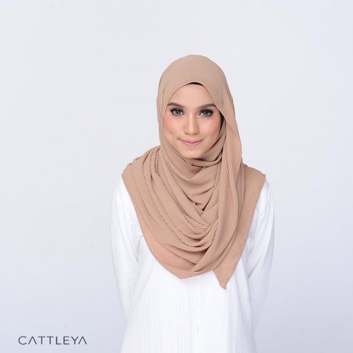 LEAH PLEATED - TAN BROWN (10)